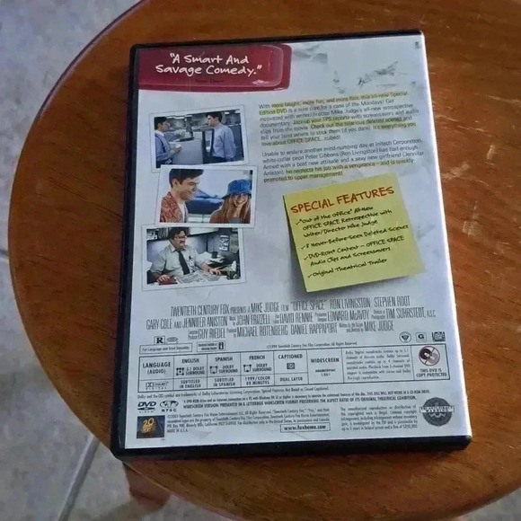 Dvd OFFICE SPACE SPECIAL EDITION WIDESCREEN - Picture 4 of 4